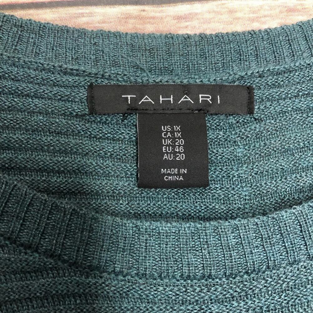 Tahari Wool Button Back Sweater - image 3